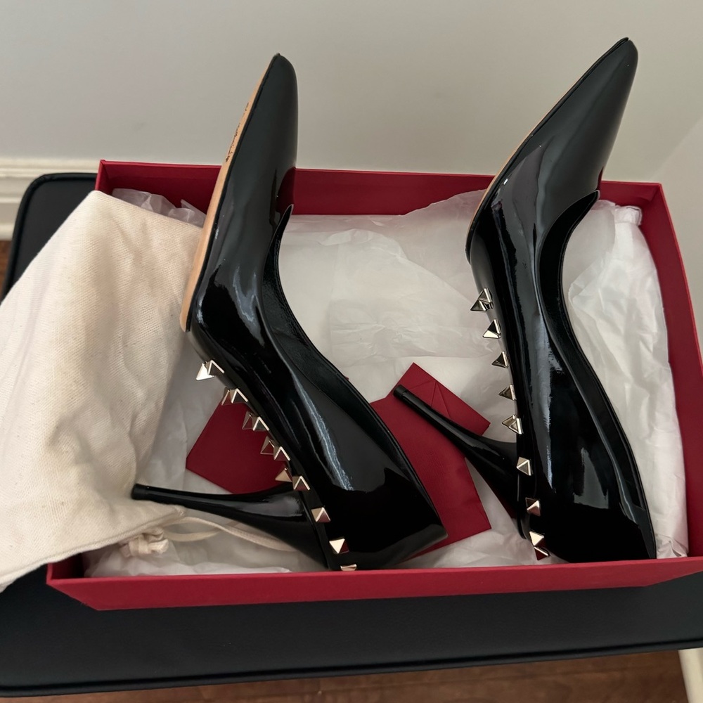Valentino Rockstud Pump 100mm - Size 38 EU - Picture 5 of 12